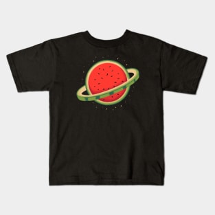 Watermelon Planet Kids T-Shirt